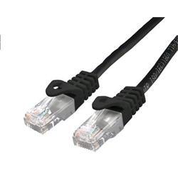 Kabel C-TECH patch cord Cat6, UTP, černý, 0,25m