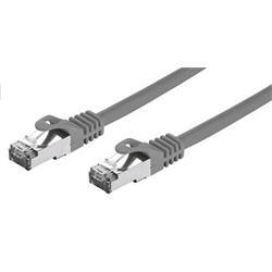 Kabel C-TECH patch cord Cat7, S/FTP, šedý, 10m