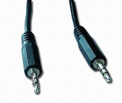 Kabel C-TECH přípojný jack 3,5mm M/M, 1,2m, audio