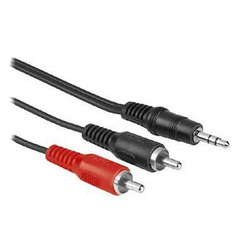 PremiumCord Kabel Jack 3.5mm-2xCINCH M/M 10m