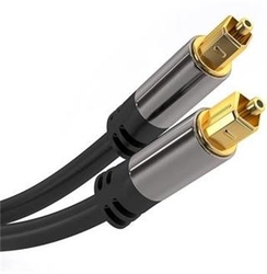 Kabel Toslink M/M, OD:6mm, Gold design 1,5m