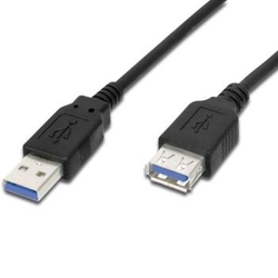 PremiumCord Prodlužovací kabel USB 3.0 Super-speed 5Gbps A-A, MF, 9pin, 1m