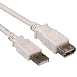 PremiumCord USB 2.0 kabel prodlužovací, A-A, 1m