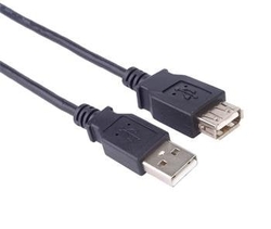 KABEL USB-A 5M PRODLOUŽENÍ, černý