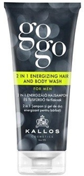 Kallos Gogo 2in1 Energizing Hair And Body Wash For Men 200ml 