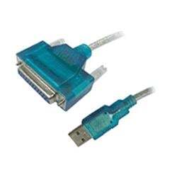 PremiumCord USB printer kabel USB na paralelní port (DB25F)