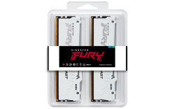 Kingston Fury Beast White DDR5 64GB 6000MHz CL30 RGB chladič AMD EXPO (Kit 2x32GB)