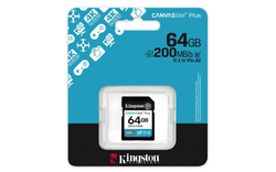 Kingston SDXC 64GB Canvas Go Plus