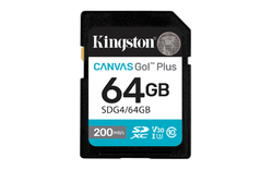 Kingston SDXC 64GB Canvas Go Plus