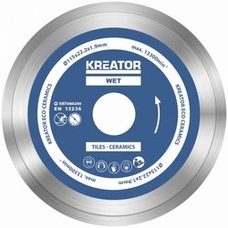 Kreator KRT080200 - Diamantový kotouč celoobvodový 115mm 3ks sada