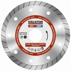 Kreator KRT083100 - Diamantový kotouč celoobvodový 115mm PREMIUM TURBO