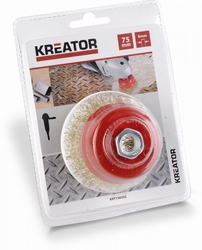 Kreator KRT150202 - Brusný měděný kartáč M14 75mm