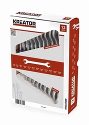 Kreator KRT500003 - Sada oboustranných otevřených klíčů 6-32mm - 12ks