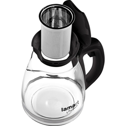 Lamart LT7025 Konvice na čaj VERRE 1,1 l, černá