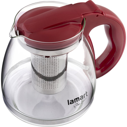 Lamart LT7074 Konvice na čaj VERRE 1,5 l, červená