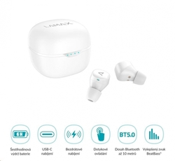 LAMAX Dots2 Touch White wireless charging