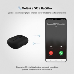 LAMAX GPS Locator + obojek 