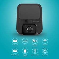 LAMAX kamera do auta F10 GPS 4K