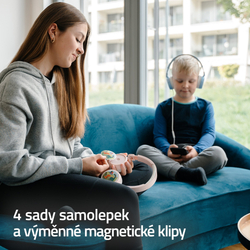 LAMAX náhlavní sluchátka SoundKid1, modrá