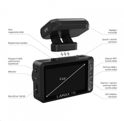 LAMAX T10 4K GPS (s hlášením radarů)