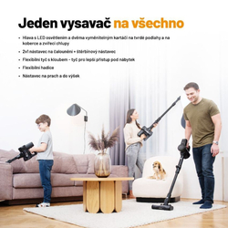 Lauben Stick Vacuum & Mop 3in1 Pet Deluxe 400BC - tyčový vysavač 3v1