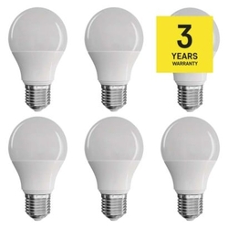 LED žárovka Classic A60 8,5W E27 teplá bílá 6Ks