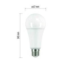 LED žárovka Classic A67 17W E27 studená bílá