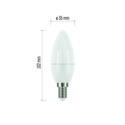 LED žárovka Classic Candle 5W E14 studená bílá