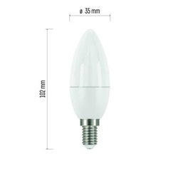 LED žárovka Classic Candle 5W E14 teplá bílá