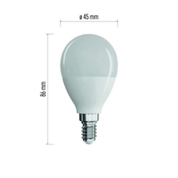 LED žárovka Classic Globe 7,3W E14 teplá bílá