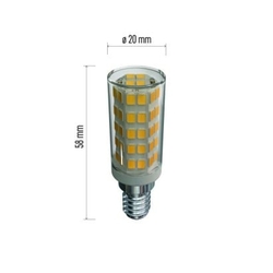 LED žárovka Classic JC 4,5W E14 teplá bílá