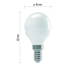 LED žárovka Classic Mini Globe 4,1W E14 teplá bílá