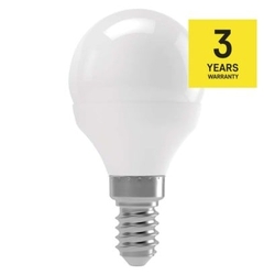 LED žárovka Classic Mini Globe 4,1W E14 teplá bílá