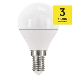 LED žárovka Classic Mini Globe 5W E14 studená bílá