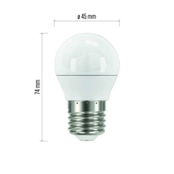 LED žárovka Classic Mini Globe 5W E27 neutrální bílá