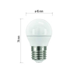 LED žárovka Classic Mini Globe 6W E27 teplá bílá 3Ks