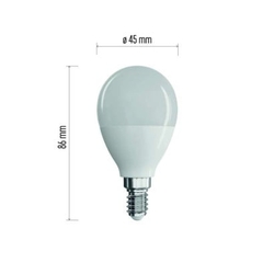 LED žárovka Classic Mini Globe 7,3W E14 studená bílá