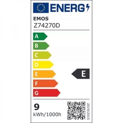 LED žárovka Filament A60 8,5W E27 teplá bílá, stmívatelná