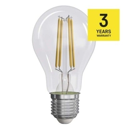 LED žárovka Filament A60 8,5W E27 teplá bílá, stmívatelná