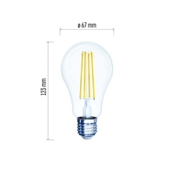 LED žárovka Filament A67 11W E27 neutrální bílá