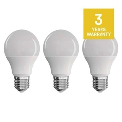 LED žárovka True Light 7,2W E27 teplá bílá 3Ks