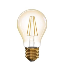 LED žárovka Vintage A60 4,3W E27 teplá bílá+