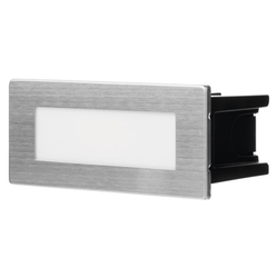 LED orientační vestavné svítidlo AMAL 123×53, 1,5W tep. bílá,IP65