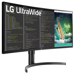 LG VA monitor 35WN75CP QHD / prohnutý / 35" / 3440x1440 / 300cd/m2 / 5ms GtG / 2x HDMI / DP / USB-C / repro