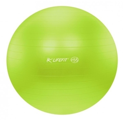 LifeFit Anti-Burst 55 cm, zelený gymnastický míč 