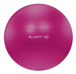 LifeFit Anti-Burst 65 cm, bordó gymnastický míč