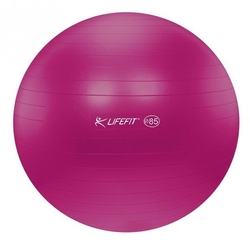 LifeFit Anti-Burst 85 cm, bordó gymnastický míč