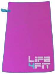 LifeFit rychleschnoucí ručník z mikrovlákna 35x70cm, fialový