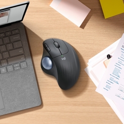 Logitech ERGO M575 Wireless trackball myš - bílý