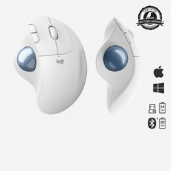 Logitech ERGO M575 Wireless trackball myš - bílý